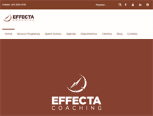 Tablet Screenshot of effectacoaching.com.br